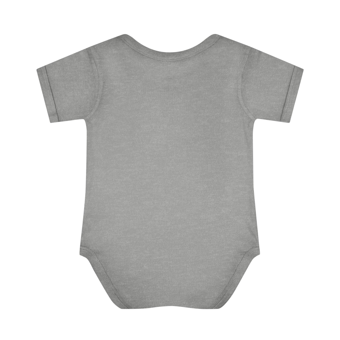 Infant Baby Rib Bodysuit. Blue & Gold