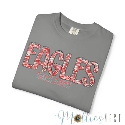 ADULT. Comfort Colors EAGLES (Marvell) Zebra Print