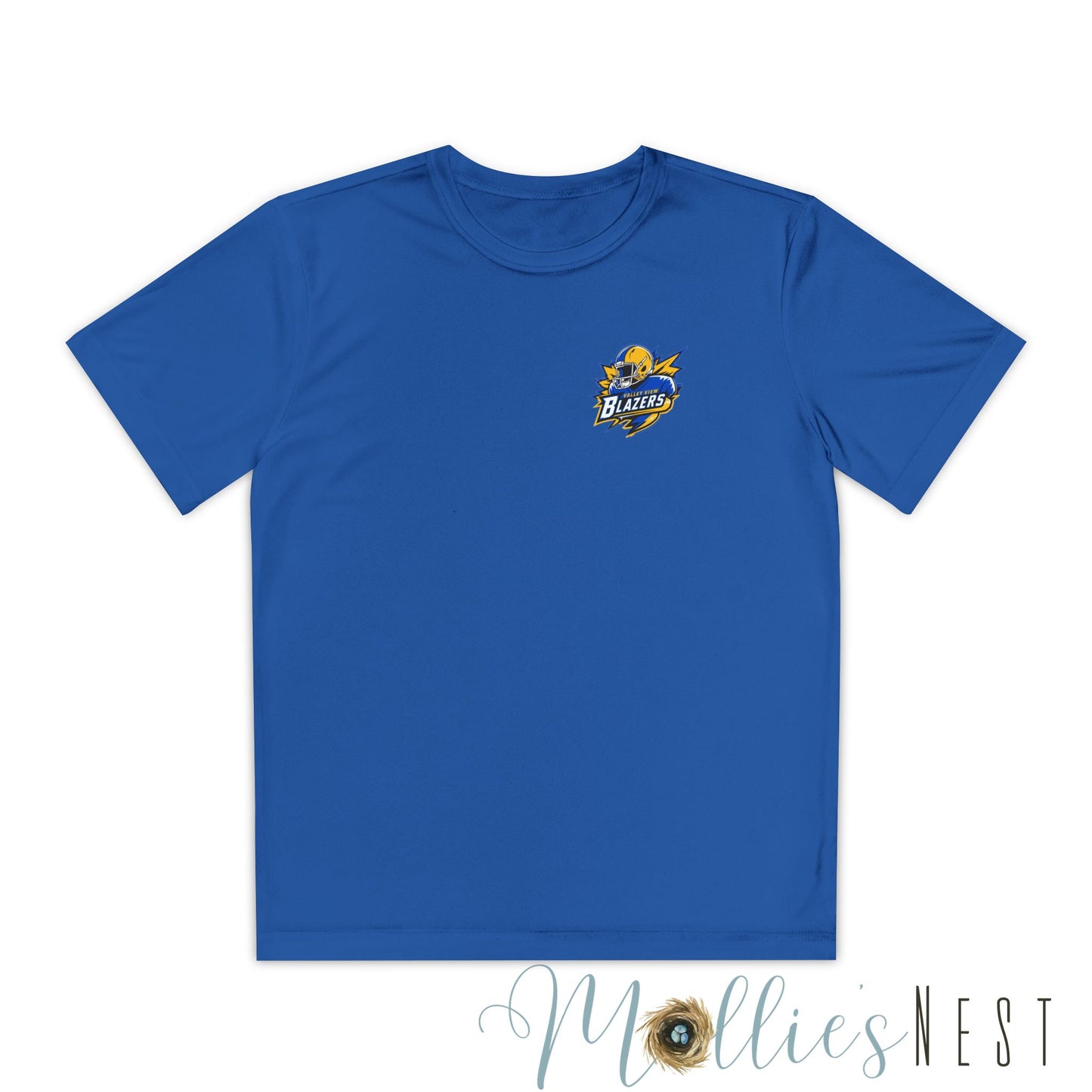 Youth Sports Tee for Blazers Fans. Valley View Football
