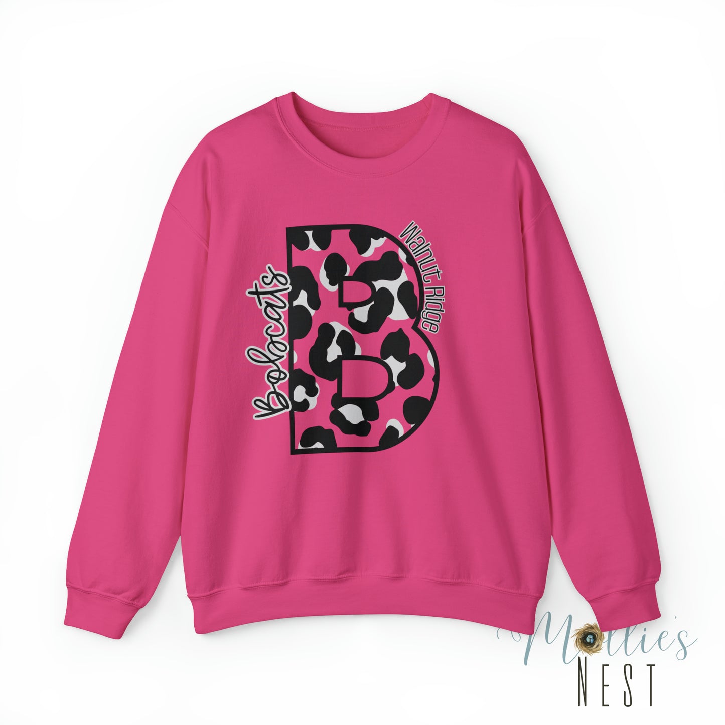 Bobcats Leopard Heavy Blend™ Crewneck Sweatshirt