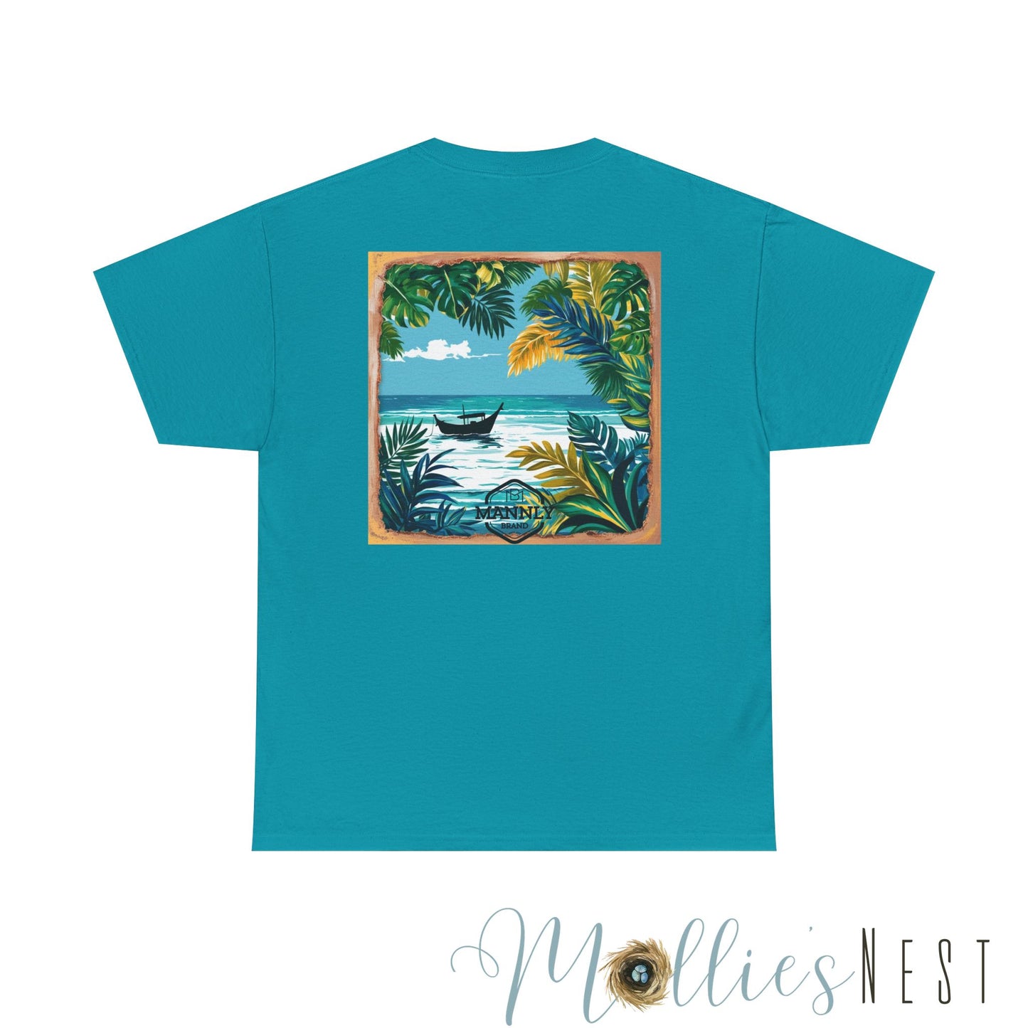 Graphic Tee - Mannly Brand Design. Tropical