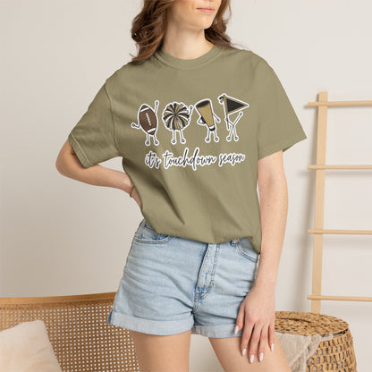 Touchdown Season (Black/Gold) - T-Shirt Football Friends Graphic