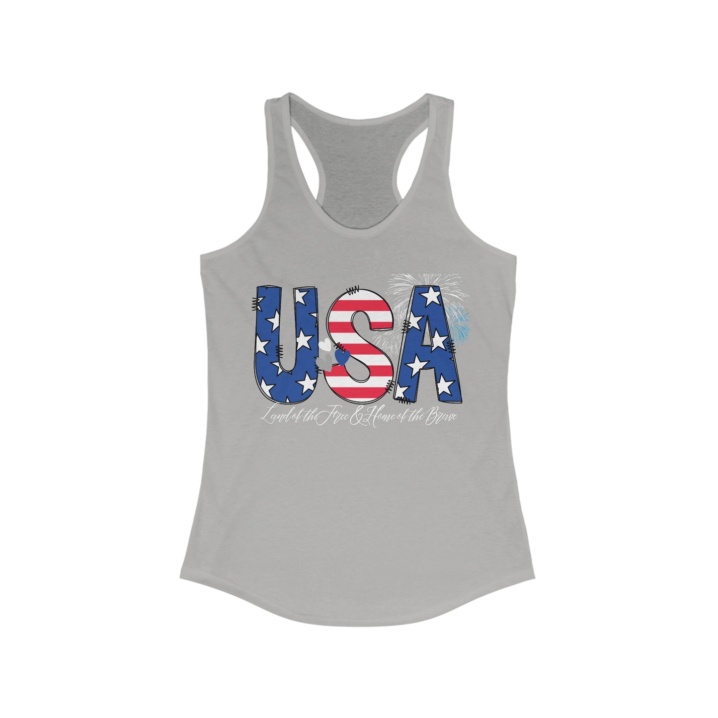 USA. Women's Ideal Racerback Tank