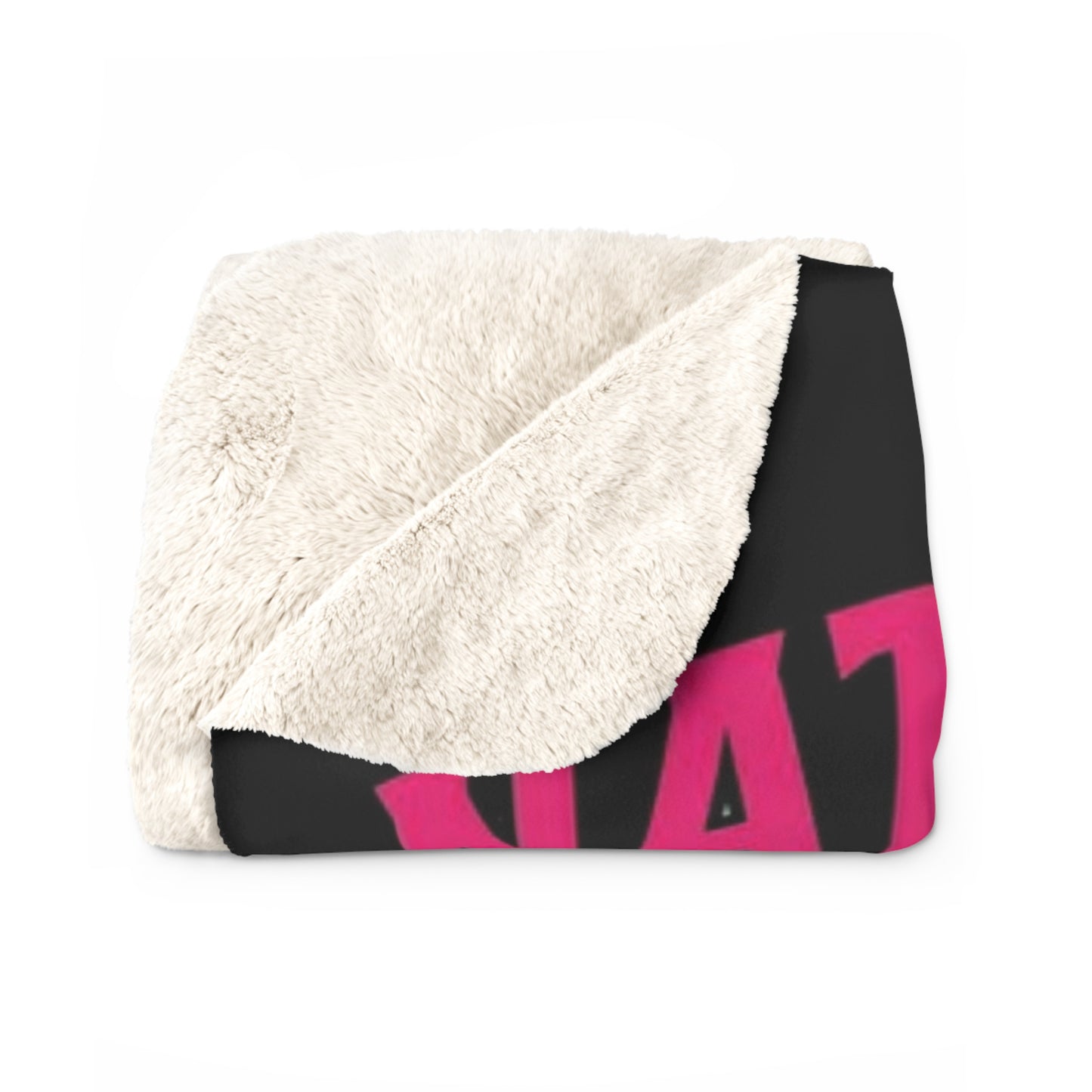 Natural State Chaos Sherpa Blanket – Soft Fleece Throw
