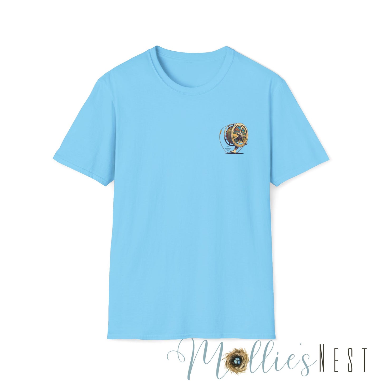 Fishing Reel Graphic Tee | MANNLY BRAND