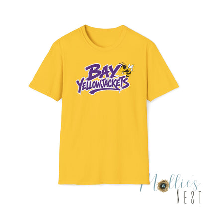 ADULT. Bay Yellowjackets T-Shirt — Mascot Tee