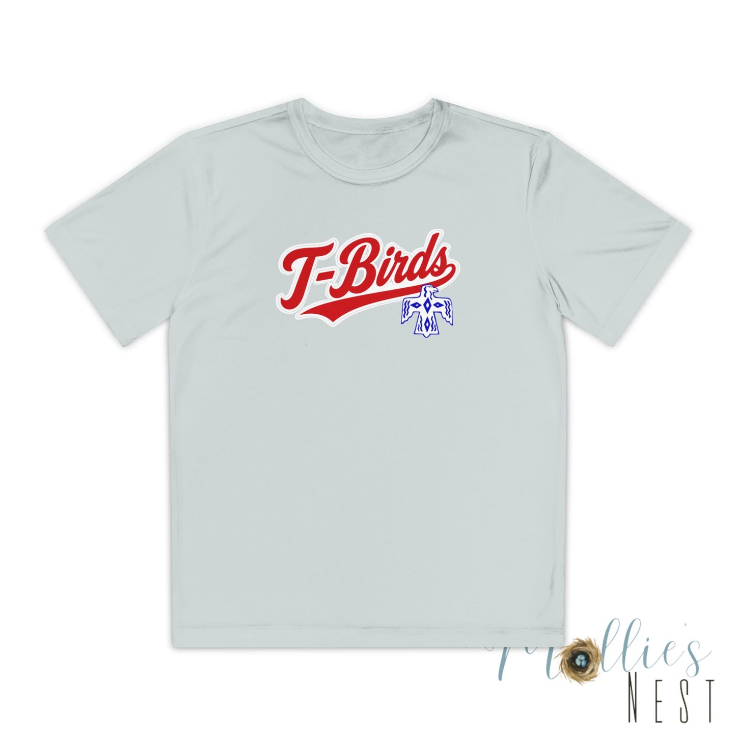 DeSoto. Thunderbirds Youth Drifit — Script Logo Team Shirt