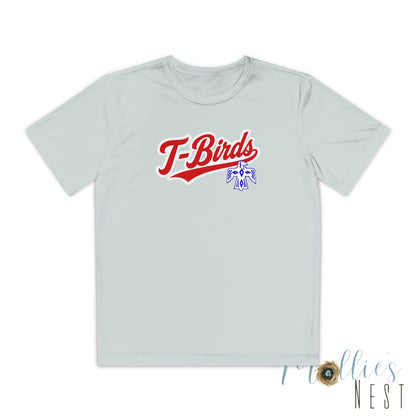 DeSoto. Thunderbirds Youth Drifit — Script Logo Team Shirt