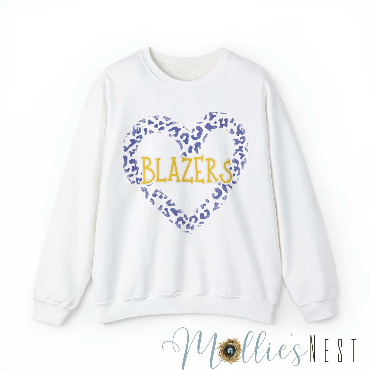 Blazer Heart Heavy Blend™ Crewneck Sweatshirt