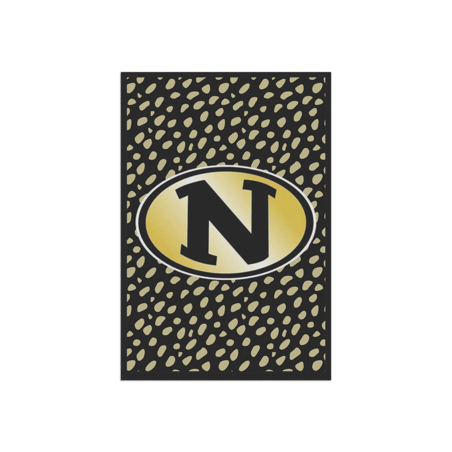 Nettleton Logo Flag. Polka Dot background
