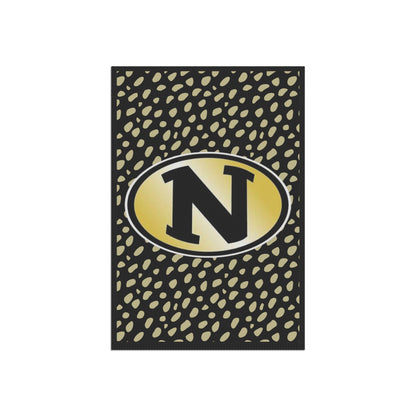 Nettleton Logo Flag. Polka Dot background