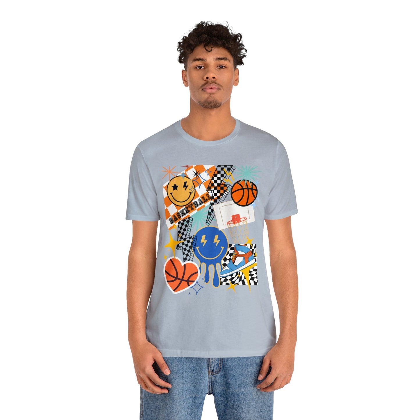 Retro basketball Unisex Jersey Short Sleeve Tee