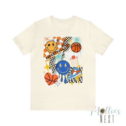 Retro basketball Unisex Jersey Short Sleeve Tee