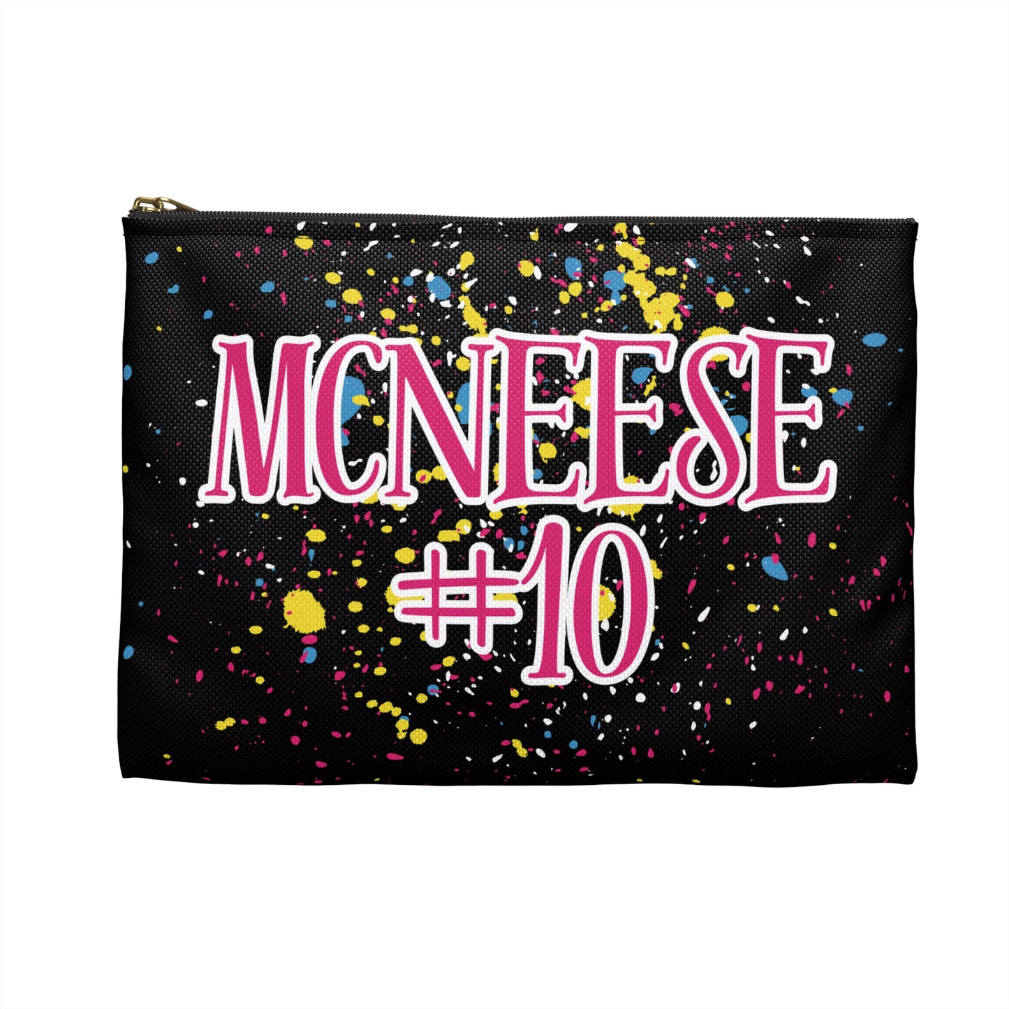 Chaos Softball Accessory Pouch — Customizable Team Makeup & Gear Bag (Name & Number)