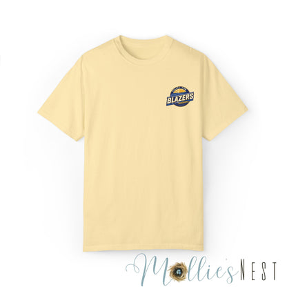 Unisex Garment-Dyed T-shirt. Valley View Blazers - CUSTOM Design. June 2025