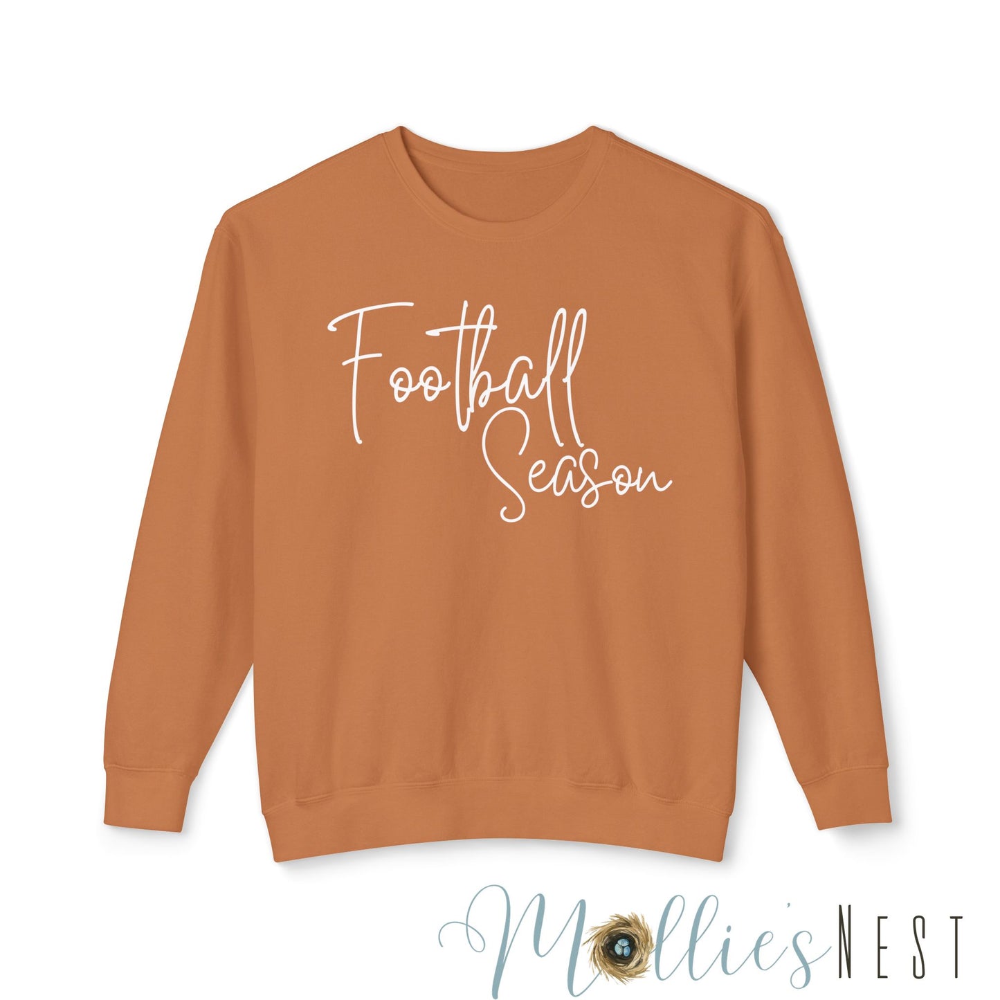 Unisex Football Season Lightweight Crewneck Sweatshirt