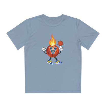 Youth Blazer. Flame Basketball Competitor Tee