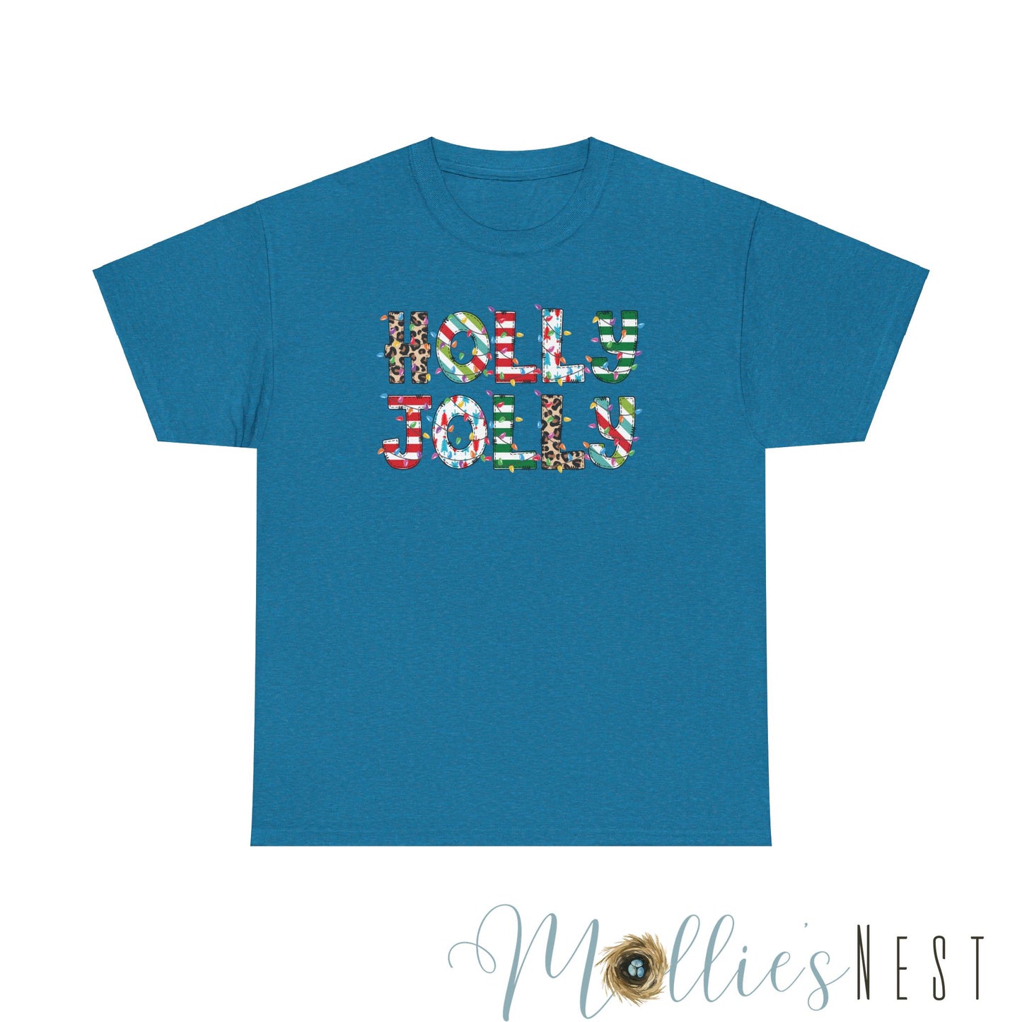 Holly Jolly.  Heavy Cotton Tee