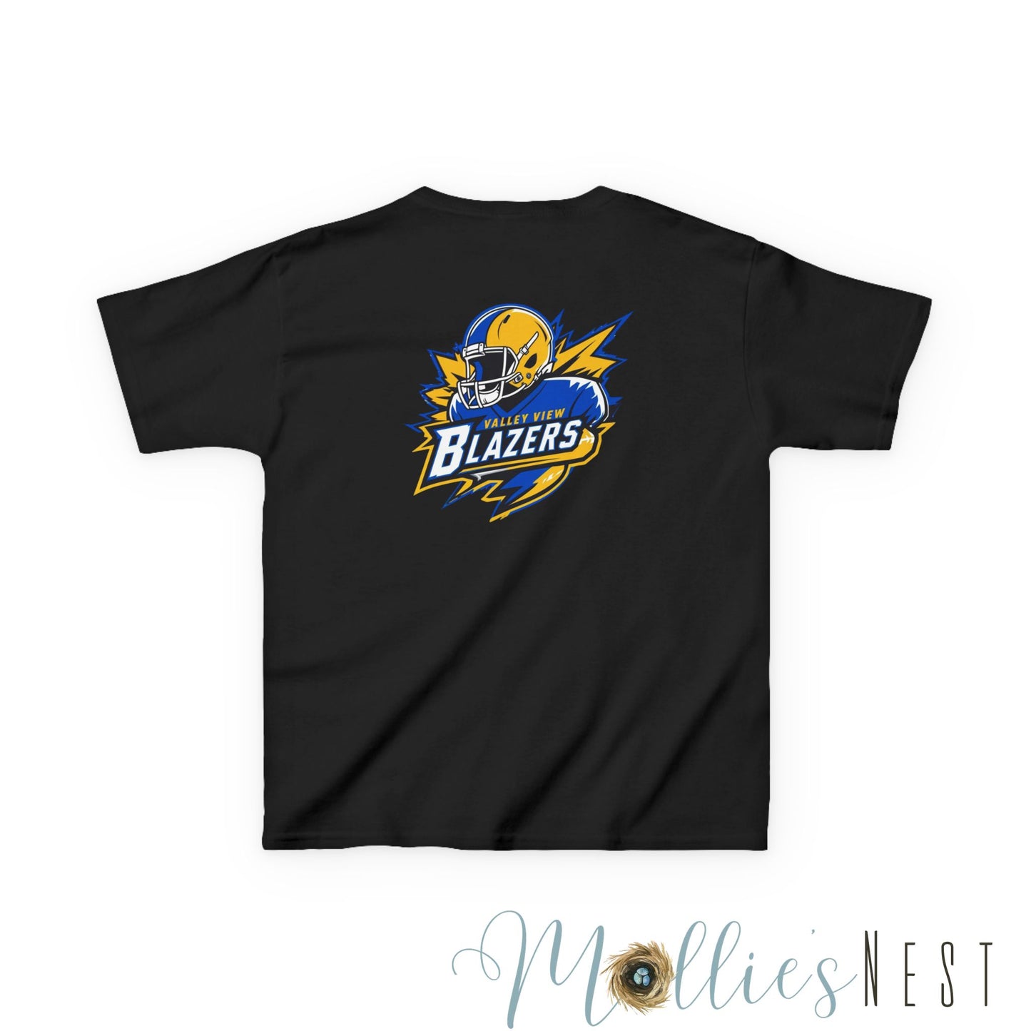 Blazer Kids Tee: Front/Back Football Design