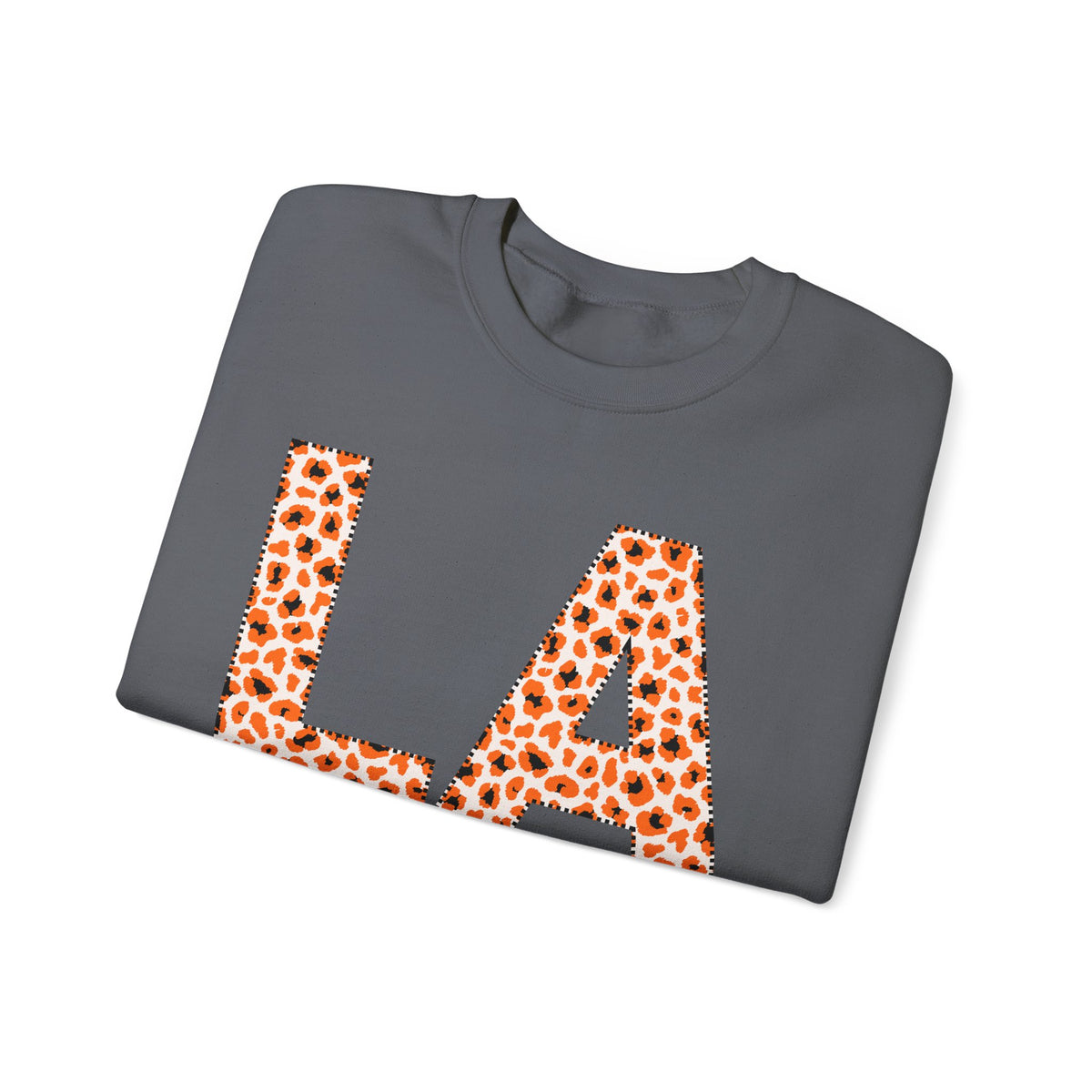 Lee Academy LA Cougars Leopard Print School Spirit Sweatshirt