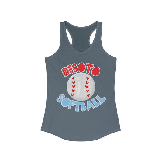 Desoto Softball. Women's Ideal Racerback Tank