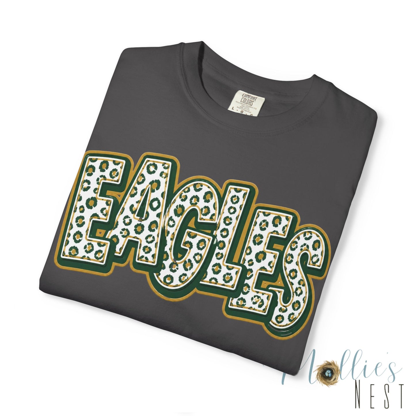 Greene County Tech. Eagles Leopard Print Graphic T-Shirt - ADULT
