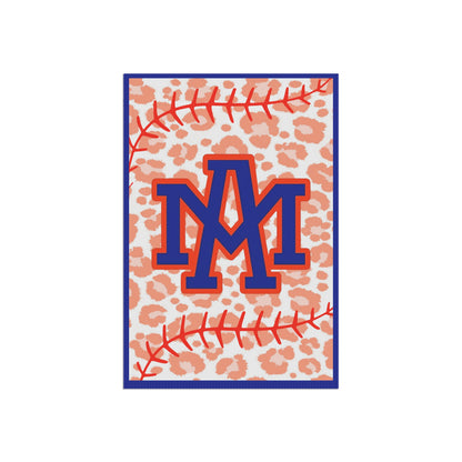 Miners Baseball Leopard Garden Flag