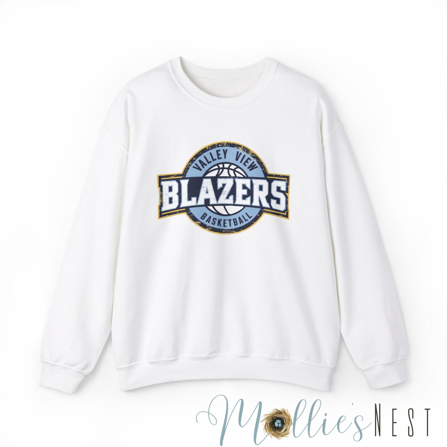 Unisex Heavy Blend™ Crewneck Sweatshirt. Valley View Blazers Basketball