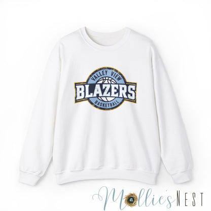 Unisex Heavy Blend™ Crewneck Sweatshirt. Valley View Blazers Basketball