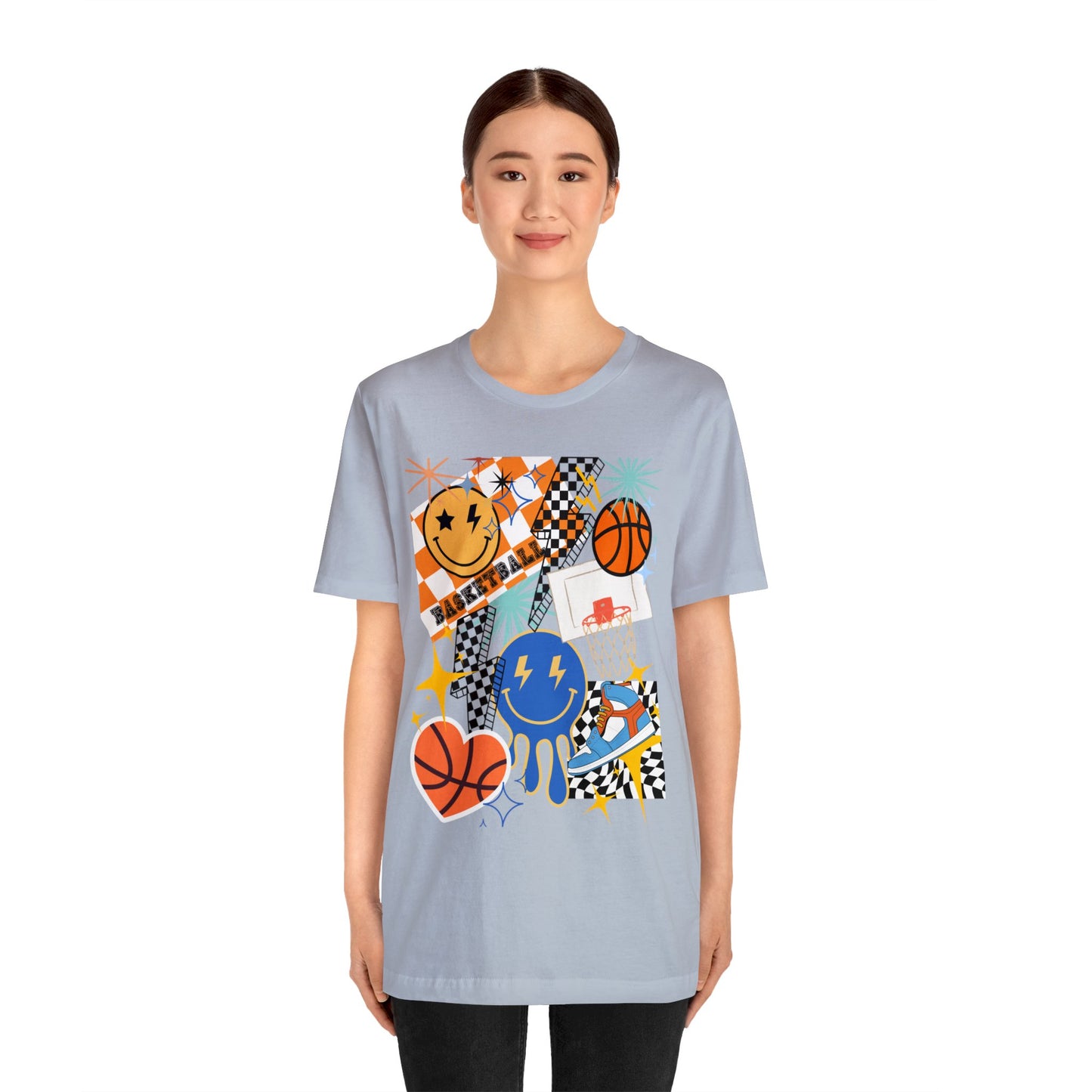 Retro basketball Unisex Jersey Short Sleeve Tee