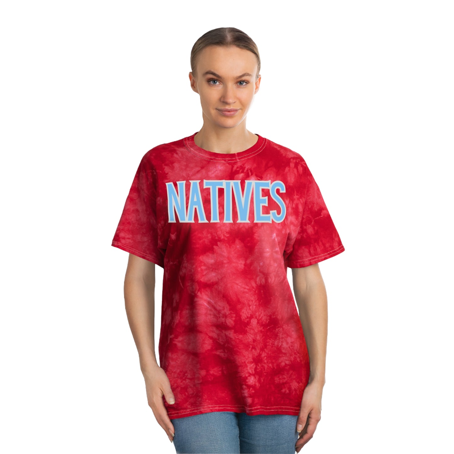 Natives Tie-Dye Tee, Crystal