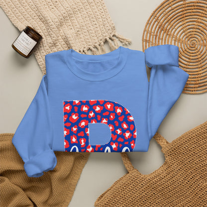 Paragould Rams "P" Leopard  Crewneck Sweatshirt