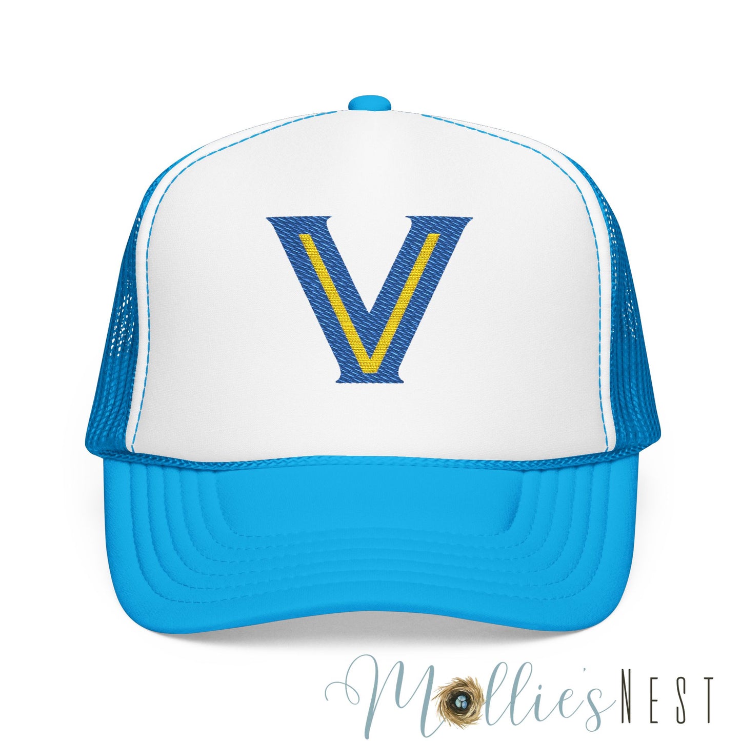Embroidered Foam Trucker Hat, Valley View Logo