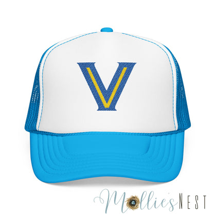 Embroidered Foam Trucker Hat, Valley View Logo