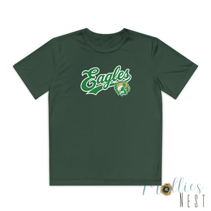 GCT Eagles Youth Drifit — Script Logo Team Shirt