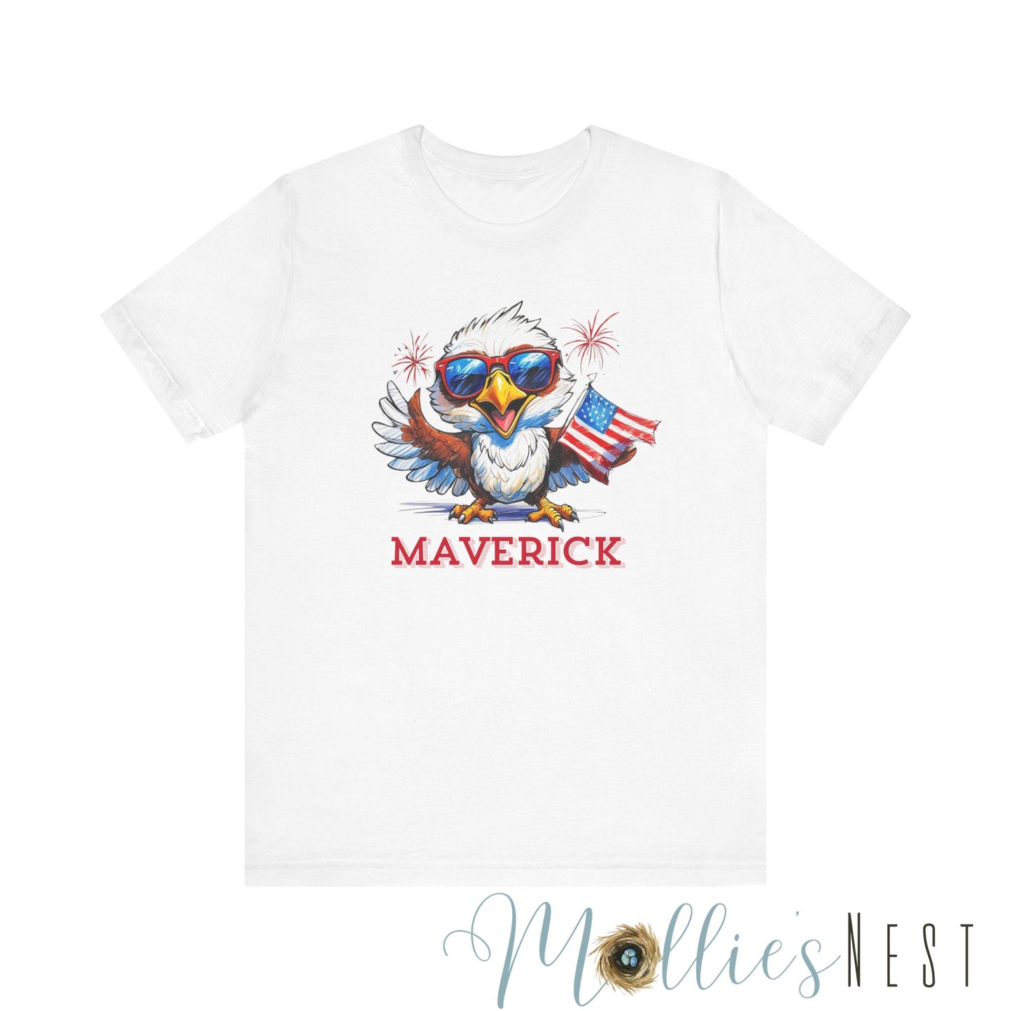Patriotic Eagle Graphic Tee, Unisex Summer Shirt, 4th of July Outfit