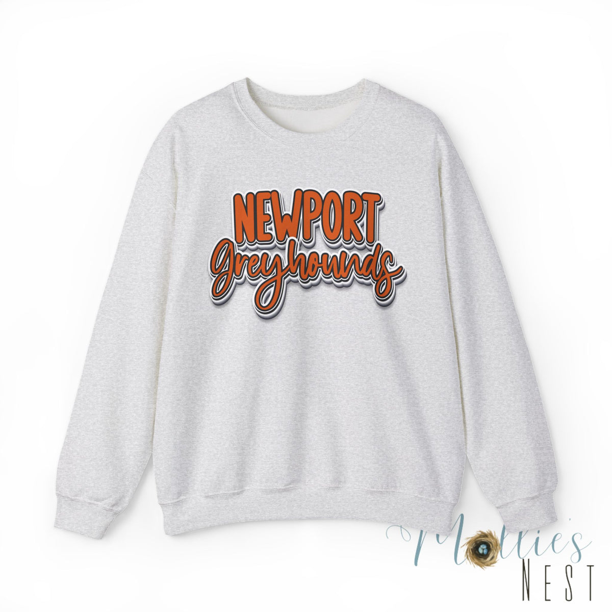 Newport Greyhounds Crewneck Vintage Graphic Sweatshirt