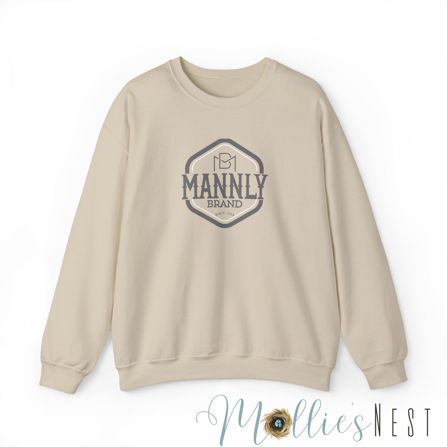 Unisex Heavy Blend™ Crewneck Sweatshirt. MANNLY BRAND