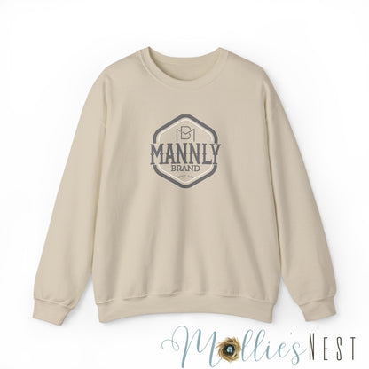 Unisex Heavy Blend™ Crewneck Sweatshirt. MANNLY BRAND