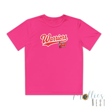 Westside. Warriors Youth Drifit — Script Logo Team Shirt