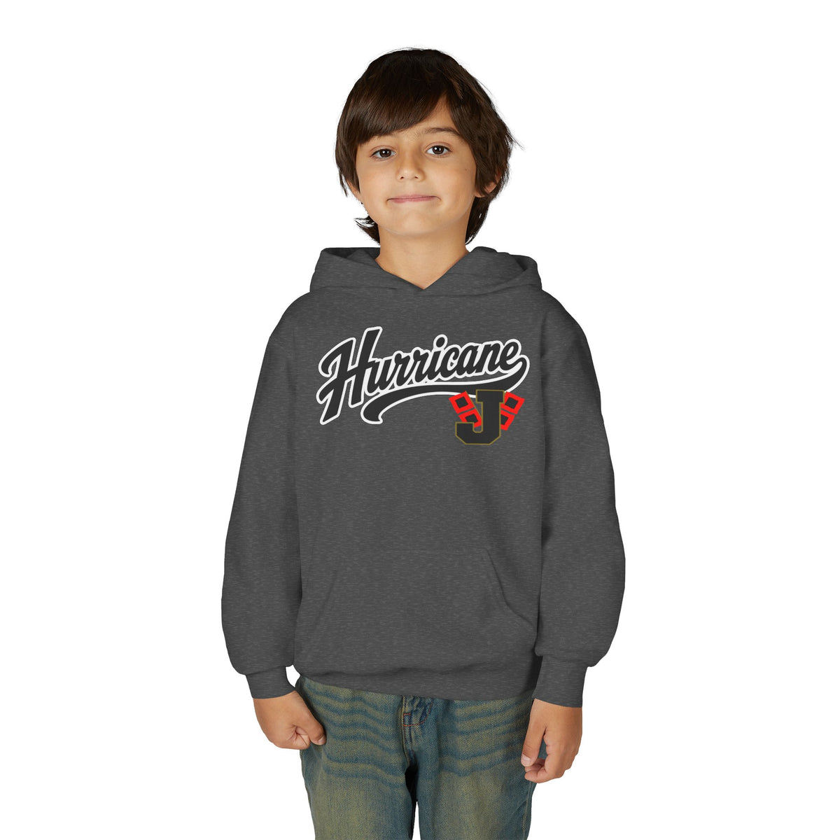 Youth Hoodie - 'Hurricane' Sports Logo Youth Hoodie