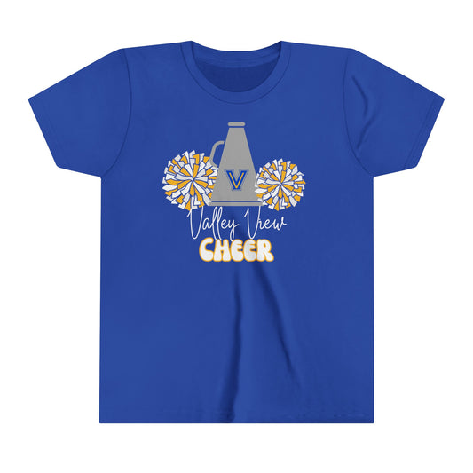 Valley View Cheer. YOUTH. Short Sleeve Tee