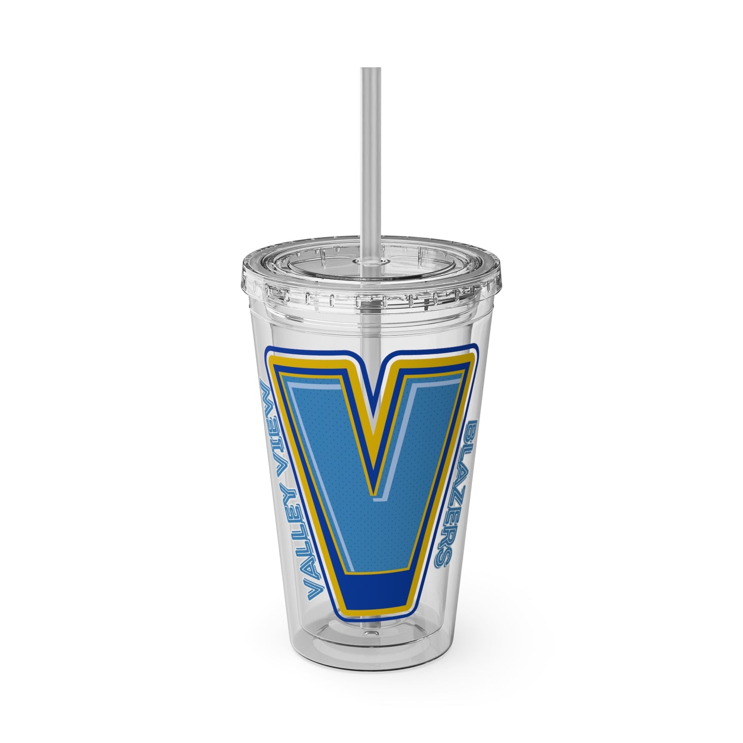 Valley View Sunsplash Tumbler with Straw, 16oz