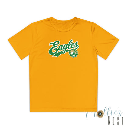 GCT Eagles Youth Drifit — Script Logo Team Shirt