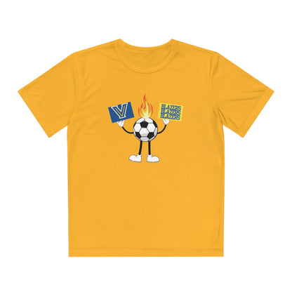 Youth Flame Soccer Competitor Tee