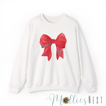 ADULT. Brookland Bearcat Bow Sweatshirt