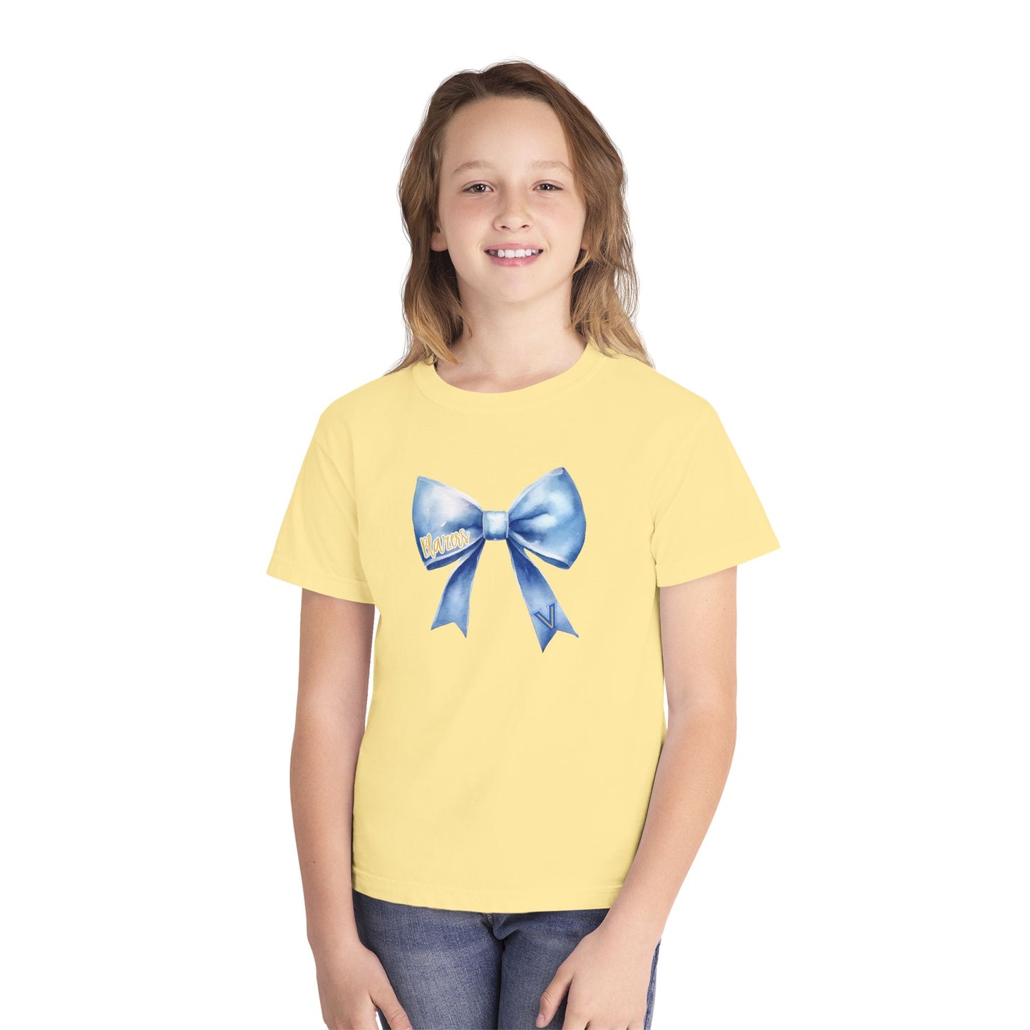 Youth Comfort Colors Valley View Bow Design
