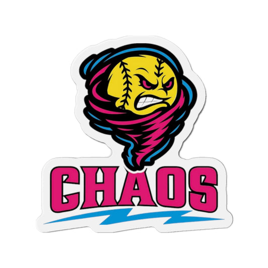 Chaos Softball Logo Magnet — Die-Cut Magnet