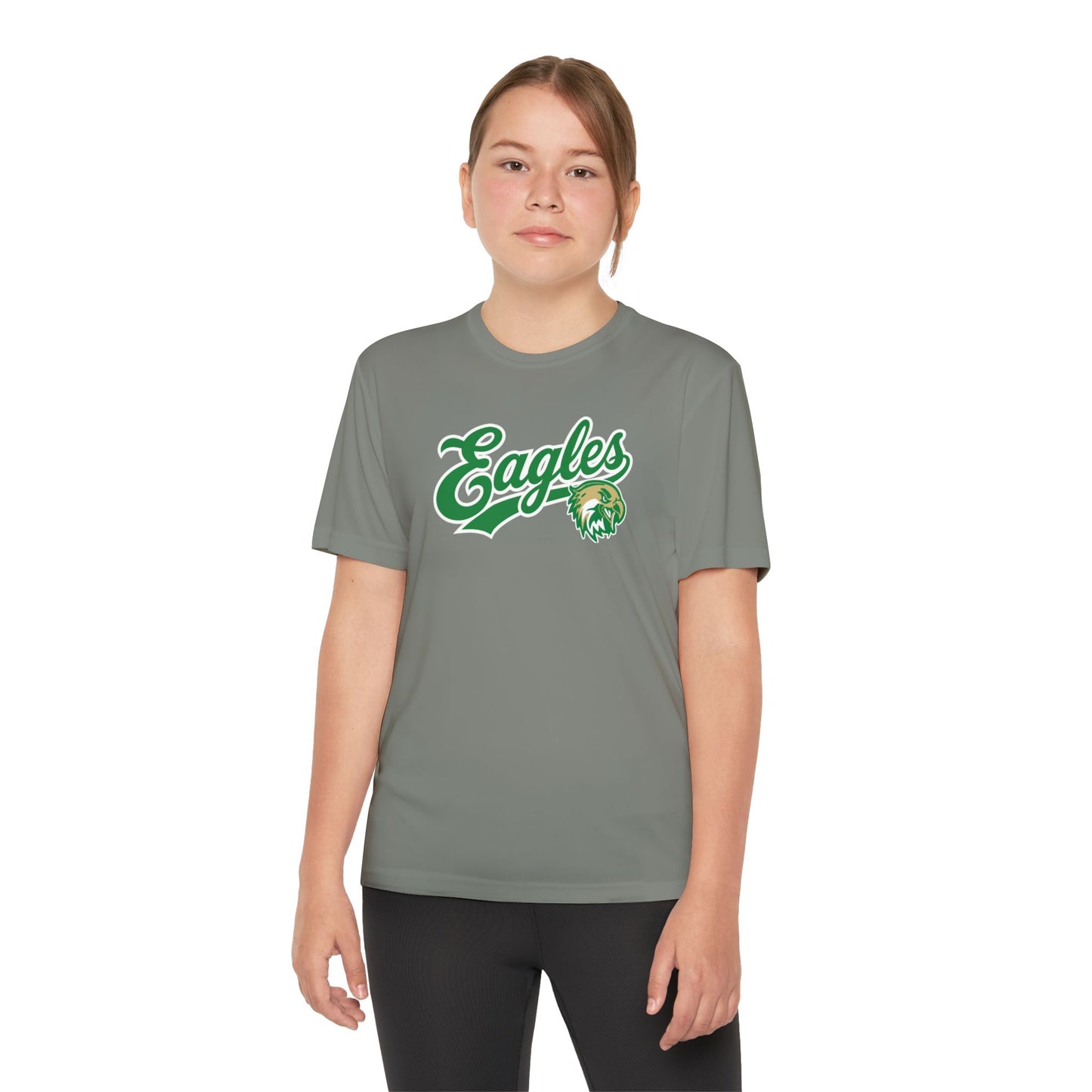 GCT Eagles Youth Drifit — Script Logo Team Shirt