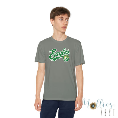 GCT Eagles Youth Drifit — Script Logo Team Shirt